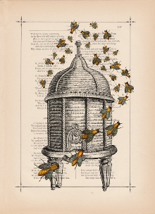 victorian beehive illustration