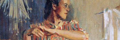 Vasiliev, Demobilized Soldier - painting